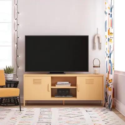 Cache Metal Locker-Style TV Stand for TVs up to 65"