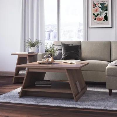 Danton A-Frame Coffee Table with Magazine Perch