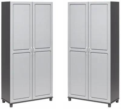 Kendall 36" Utility Storage Cabinet, Set of 2