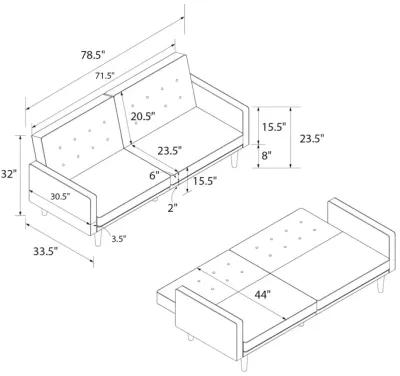 Wimberly Upholstered Futon