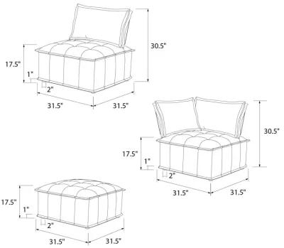 Darcy Corner Chair for Modular Sectional Sofa