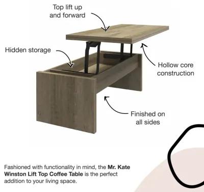 Winston Rectangular Lift Top Coffee Table