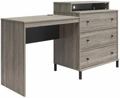 Kalissa Dresser Desk Combo with Wireless Charger