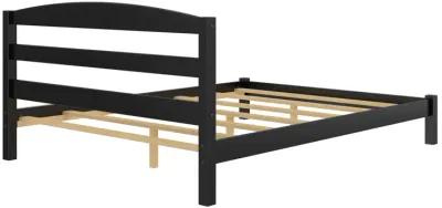 Braylon Wooden Bed Frame with Wood Slats