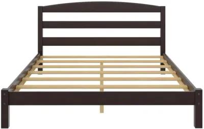 Braylon Wooden Bed Frame with Wood Slats