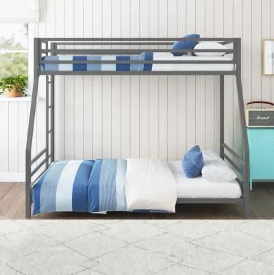 Signature Sleep Coen Metal Bunk Bed, Twin/Full, Black