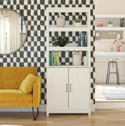 Tess 2 Door Bookcase with Modular Storage Options