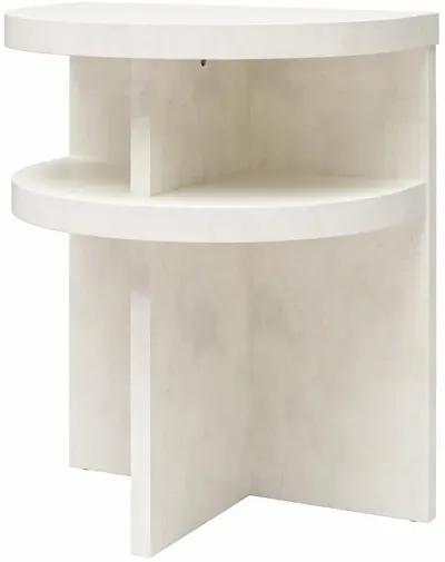 Daytona Modern Semicircle End Tables, Set of 2