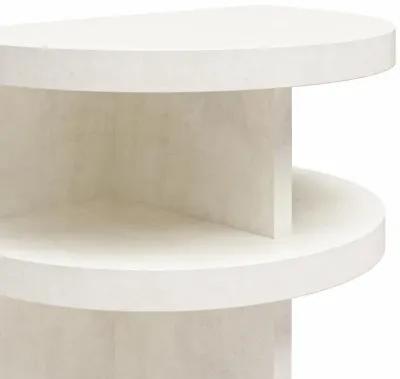 Daytona Modern Semicircle End Tables, Set of 2