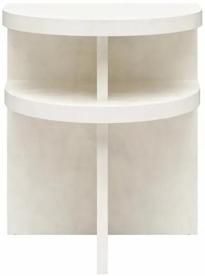 Daytona Modern Semicircle End Tables, Set of 2