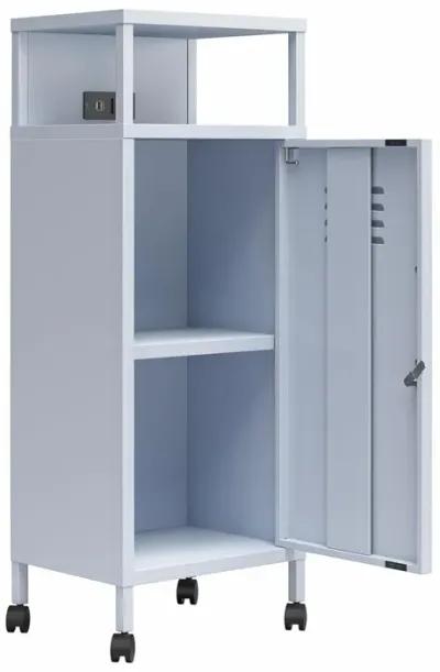 Cache Metal Locker-Style Mobile Storage Cart