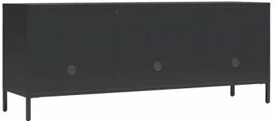 Luna Metal TV Stand with Fluted Glass for 65" TVs