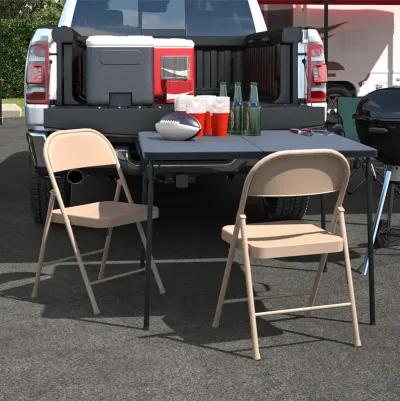 SmartFold All-Steel Folding Chair, Set of 4