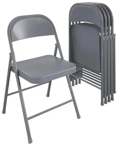 SmartFold All-Steel Folding Chair, Set of 4