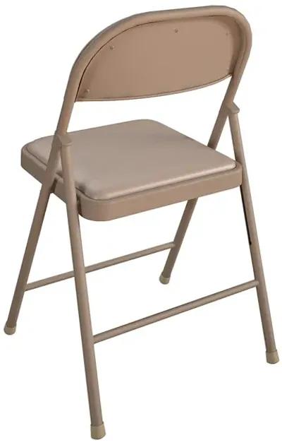 SmartFold Vinyl Folding Chair, 4-Pack