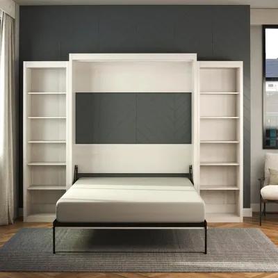 Paramount Murphy Bed Bundle with 2 Open Storage Side Cabinets