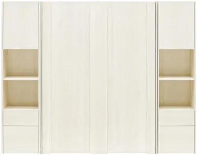 Greenwich Murphy Bed with 2 Wardrobe Side Cabinets