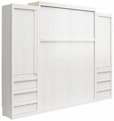 Paramount Murphy Bed with 2 Armoire Side Cabinets