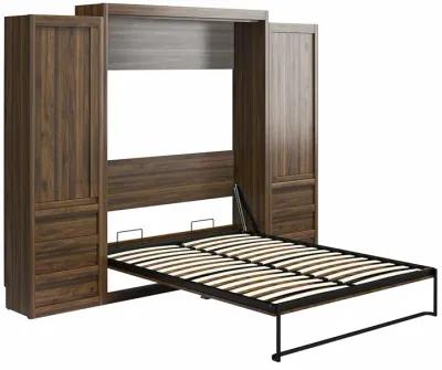 Paramount Murphy Bed with 2 Armoire Side Cabinets