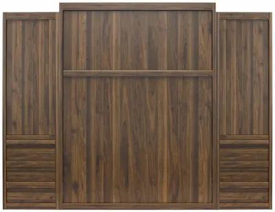 Paramount Murphy Bed with 2 Armoire Side Cabinets