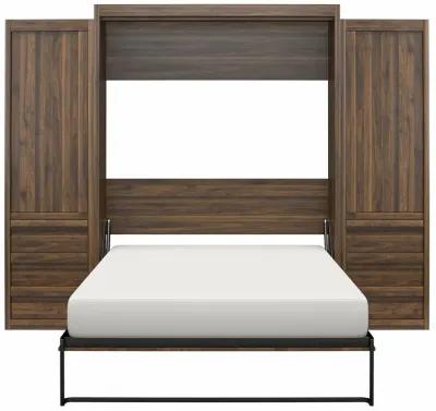 Paramount Murphy Bed with 2 Armoire Side Cabinets