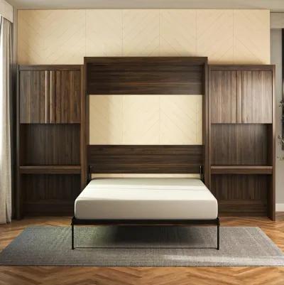 Paramount Murphy Bed with 2 Vanity/Desk Side Cabinets