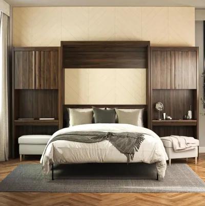 Paramount Murphy Bed with 2 Vanity/Desk Side Cabinets