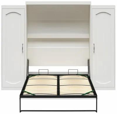 Her Majesty Murphy Bed with 2 Storage Wardrobes