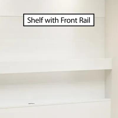 Greenwich Murphy Bed with Gallery Shelf and Touch Sensor LED Lighting