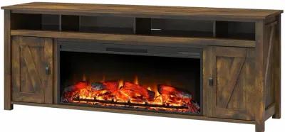 Farmington Electric Fireplace TV Console with Remote for TVs up to 85"