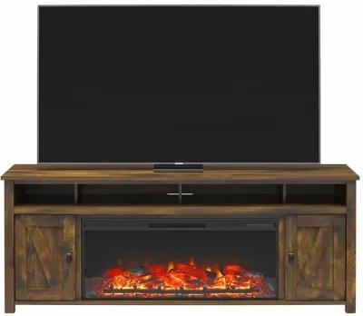 Farmington Electric Fireplace TV Console with Remote for TVs up to 85"