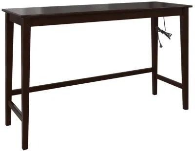 Dallon Sofa Table with 3 Stools and USB Charger