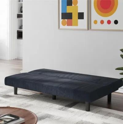 Kelra Armless Mid-Century Futon Sofa Bed