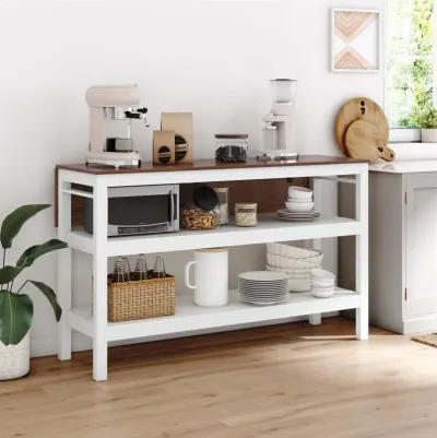 Tallen 60" Flip Kitchen Island Table