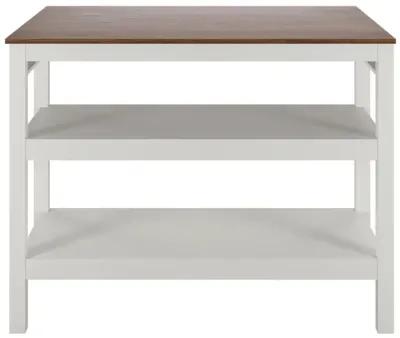 Tallen 60" Flip Kitchen Island Table