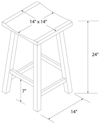 Bryna 3 Piece Hanging Counter Height Dining Stool Set