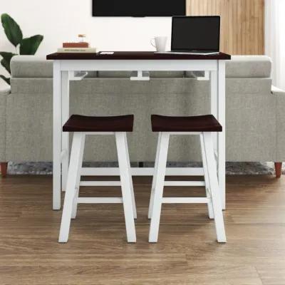 Bryna 3 Piece Hanging Counter Height Dining Stool Set