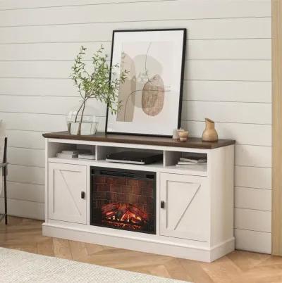 Ashton Lane Electric Fireplace TV Stand with Remote for TVs up to 65''