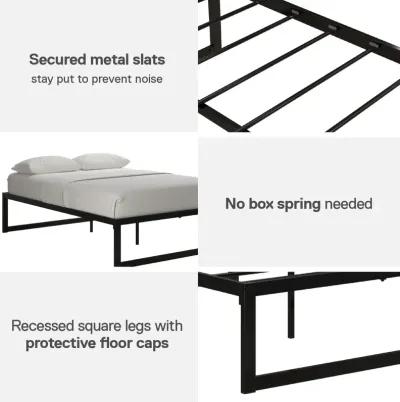 Avey Modern Metal Platform Bed Frame