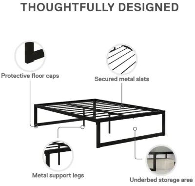 Avey Modern Metal Platform Bed Frame