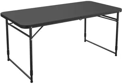 4 ft. Fold in Half Adjustable Height Indoor/Outdoor Utility Table