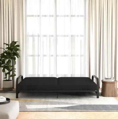 Millie Convertible Metal Frame Futon Sofa with Coil Mattress