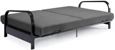 Millie Convertible Metal Frame Futon Sofa with Coil Mattress