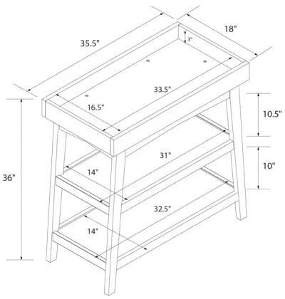 Harper Open Changing Table