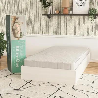 DreamSaver Platform Bed Frame with 6 Inch Mattress Included