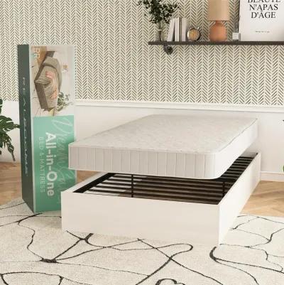 DreamSaver Platform Bed Frame with 6 Inch Mattress Included