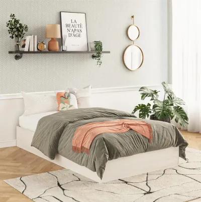 DreamSaver Platform Bed Frame with 6 Inch Mattress Included