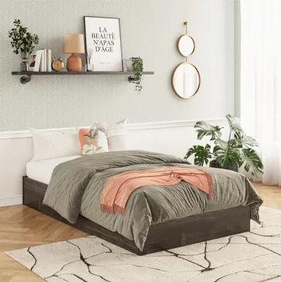 DreamSaver Platform Bed Frame with 6 Inch Mattress Included