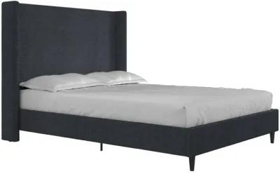 Eveline Upholstered Wingback Bed