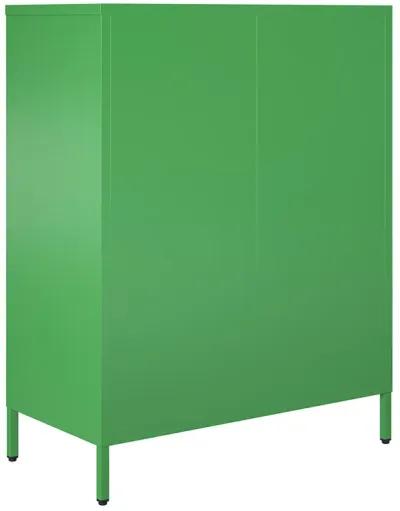 Channing 2 Door Accent Cabinet-Mesh Metal Locker